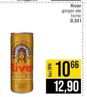 River ginger ale tonic 0.33l