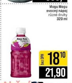 Mogu Mogu ovocný nápoj různé druhy 320 ml 