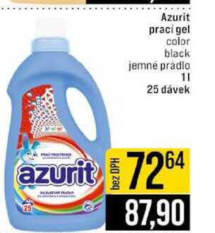 Azurit praci gel color black jemné prádlo 1l 25 dávek 