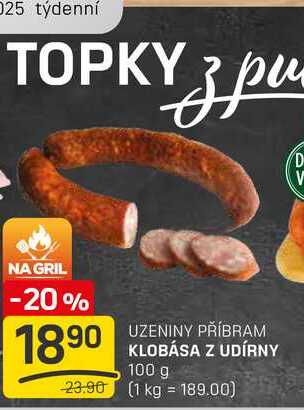 KLOBÁSA Z UDÍRNY 100 g