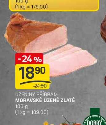 MORAVSKÉ UZENÉ ZLATÉ 100 g