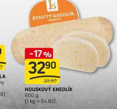 HOUSKOVÝ KNEDLÍK 600 g 