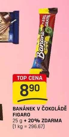 BANÁNEK V ČOKOLÁDĚ FIGARO 25 g 
