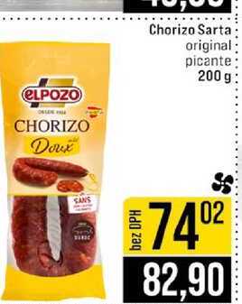 Chorizo Sarta original picante 200 g