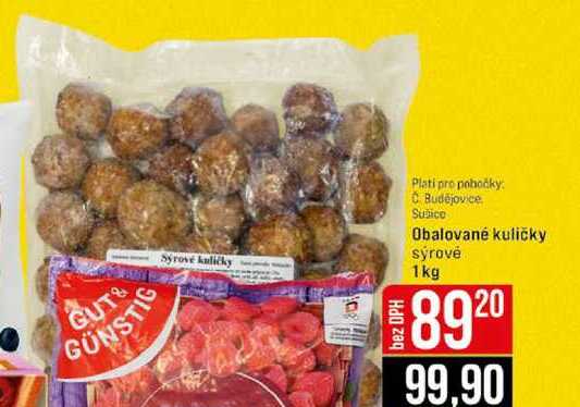 Obalované kuličky sýrové 1kg