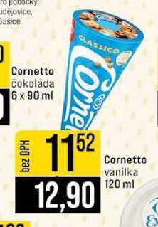 Cornetto čokoláda 6 x 90 ml 