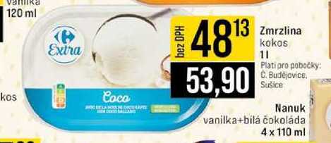Zmrzlina kokos 1l