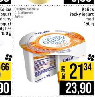 Kolios řecký jogurt med 150 g 