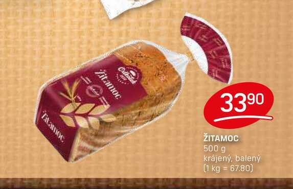 ŽITAMOC 500 g krájený, balený 