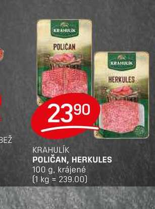 POLIČAN, HERKULES 100 g, krájené