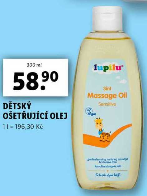 DĚTSKÝ OŠETŘUJÍCÍ OLEJ, 300 ml