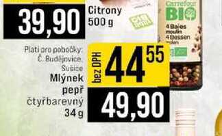 Mlýnek pepř čtyřbarevný 34g