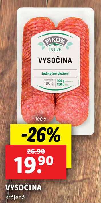 VYSOČINA, 100 g