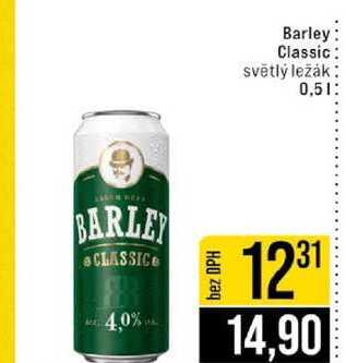 Barley Classic světlý ležák 0,5l