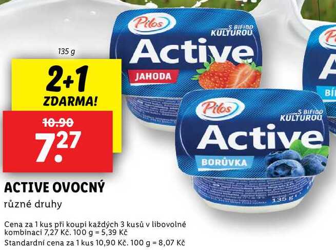 ACTIVE OVOCNÝ, 135 g