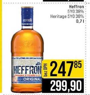 Heffron 5YO 38% Heritage 5YO 38% 0,7l