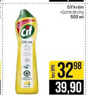 Cif krém různé druhy 500 ml 