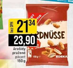 Arašídy pražené pikant 150 g 