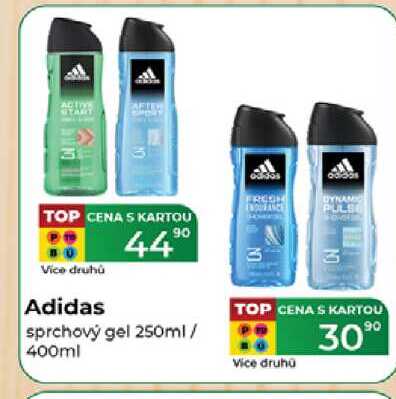 Adidas sprchový gel 250ml/ 400ml 