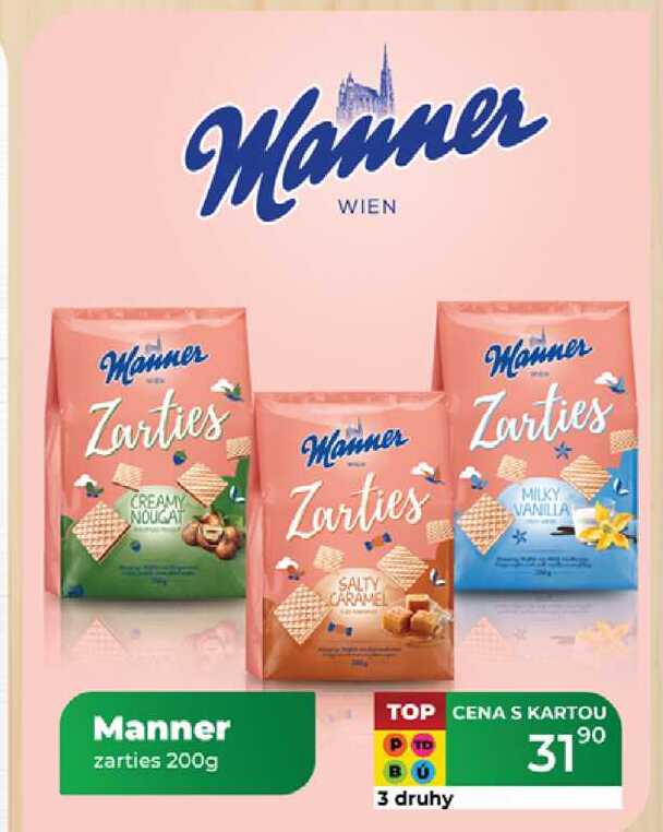Manner zarties 200g  