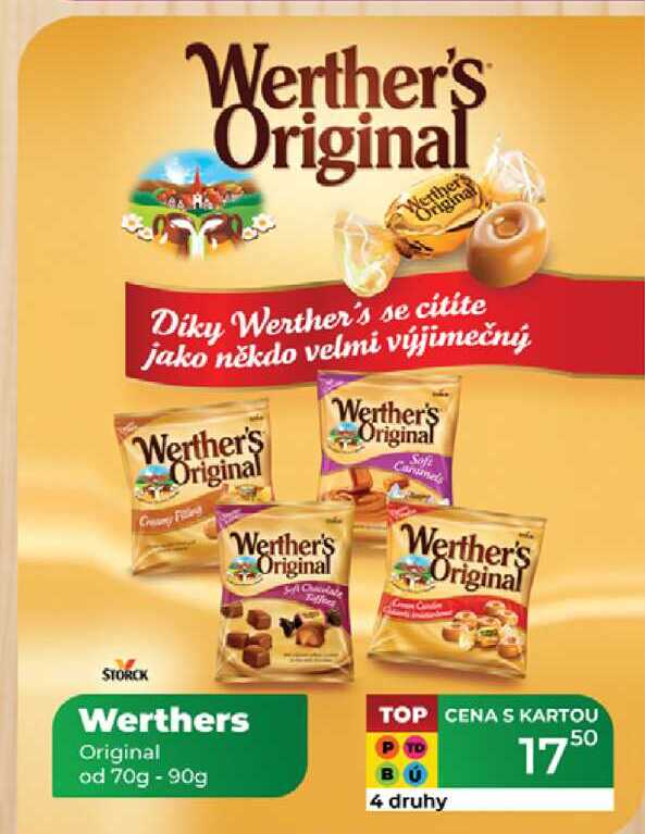 Werthers Original od 70g - 90g  