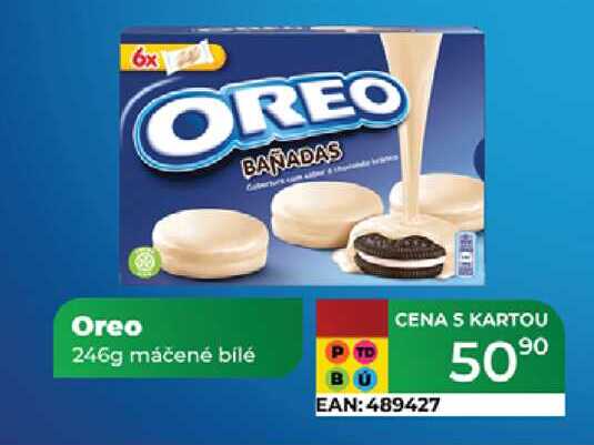 Oreo 246g máčené bílé 