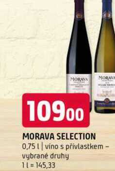 Morava selection 0,75l vino s přívlastkem vybrané druhy 