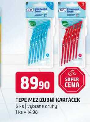 TePe mezizubní kartáček 6 ks vybrané druhy