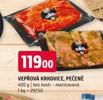 Vepřová krkovice pečeně 400g