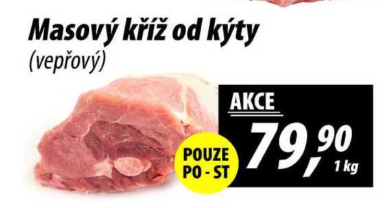 Masový kříž od kýty (vepřový), 1 kg
