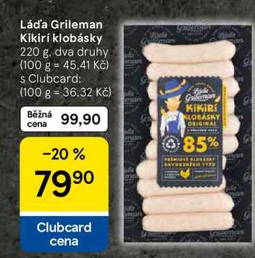 Láďa Grileman Kikiri klobásky, 220 g 