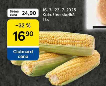 Kukuřice sladká, 1 ks 