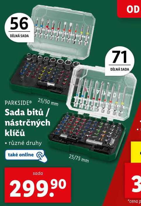 Sada bitů/nástrčných klíčů 