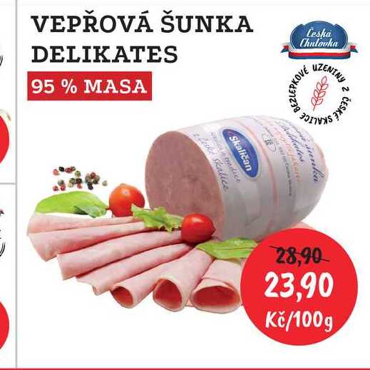VEPŘOVÁ ŠUNKA DELIKATES 100g 