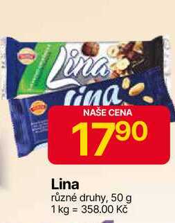 Lina různé druhy, 50 g