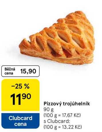 Pizzový trojúhelník, 90 g  