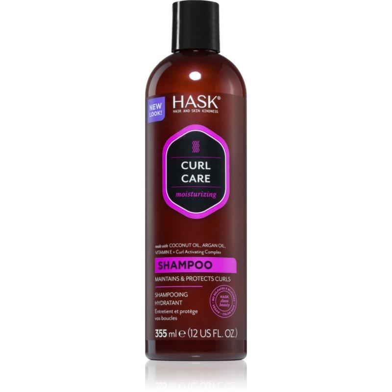 HASK Curl Care hydratační šampon pro vlnité a kudrnaté vlasy 355 ml