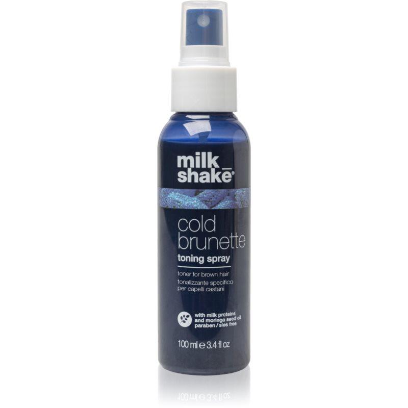 Milk Shake Cold Brunette Toning Spray sprej neutralizující mosazné podtóny 100 ml