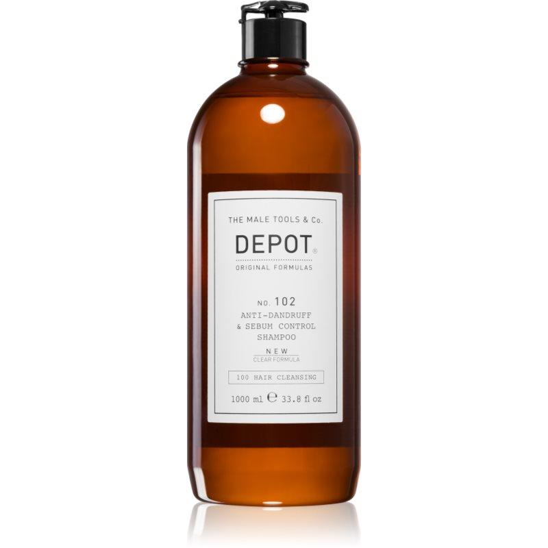 Depot No. 102 Anti-Dandruff & Sebum Control Shampoo šampon pro obnovení rovnováhy mastné pokožky hlavy 1000 ml