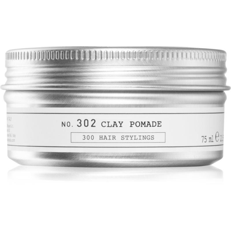 Depot 300 HAIR STYLING NO. 302 CLAY POMADE tvarující pomáda do vlasů s matným efektem 75 ml