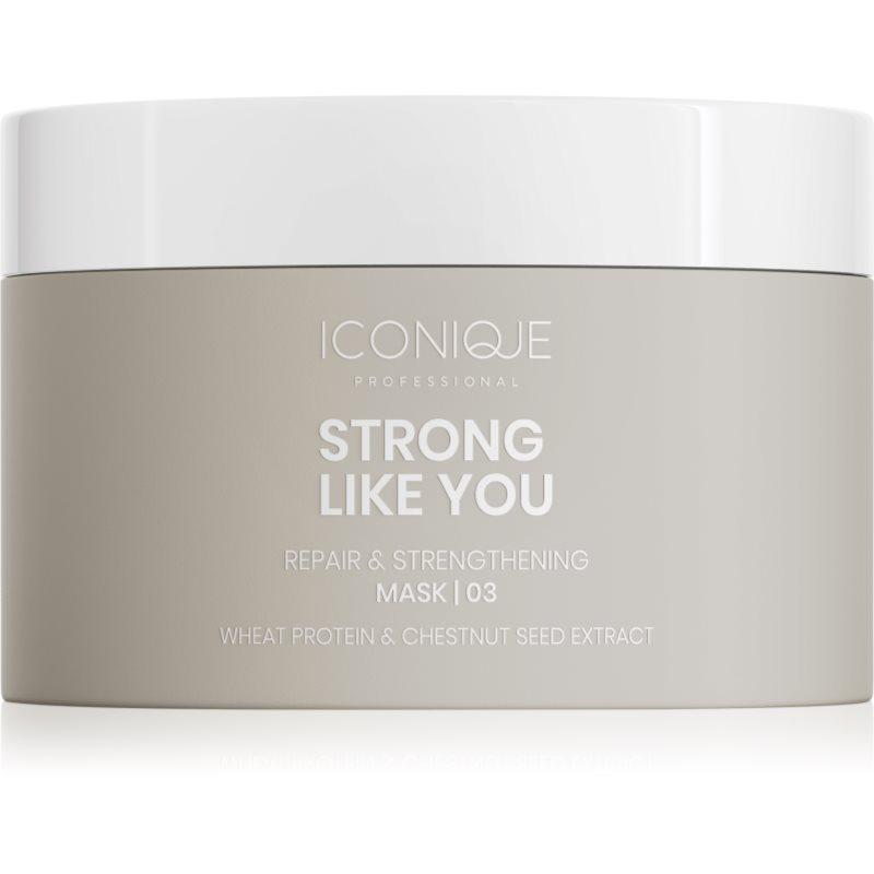ICONIQUE Professional STRONG LIKE YOU Repair & Strengthening regenerační maska pro poškozené vlasy 200 ml