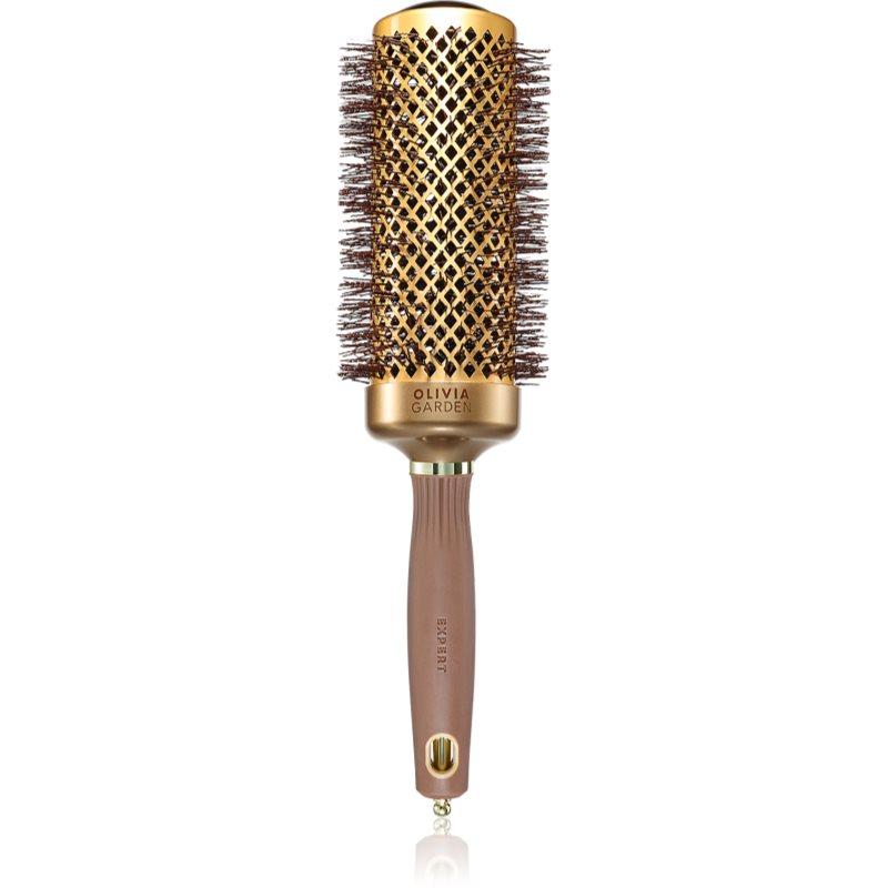 Olivia Garden Expert Blowout Speed Gold&Brown kulatý kartáč na vlasy 55mm 1 ks