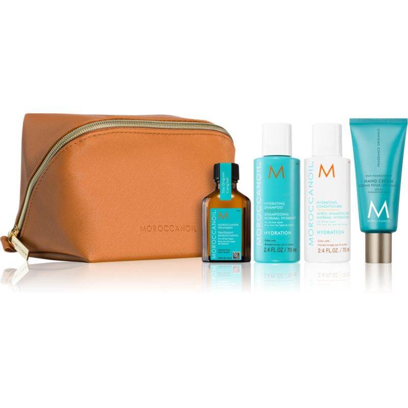 Moroccanoil Hydration Kit cestovní sada pro výživu a hydrataci kosmetická taštička 1 ks
