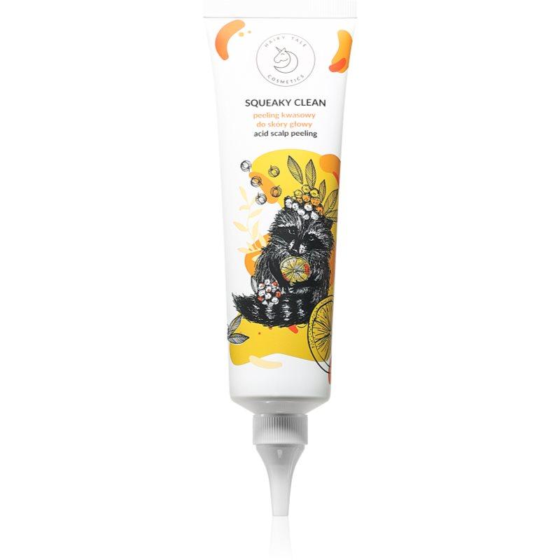 Hairy Tale Squeaky Clean peeling na vlasovou pokožku s AHA kyselinami 150 ml