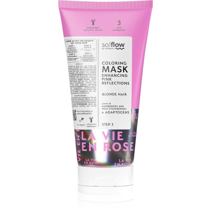 so!flow Toning Hair Mask intenzivní barvicí maska odstín Pink 200 ml