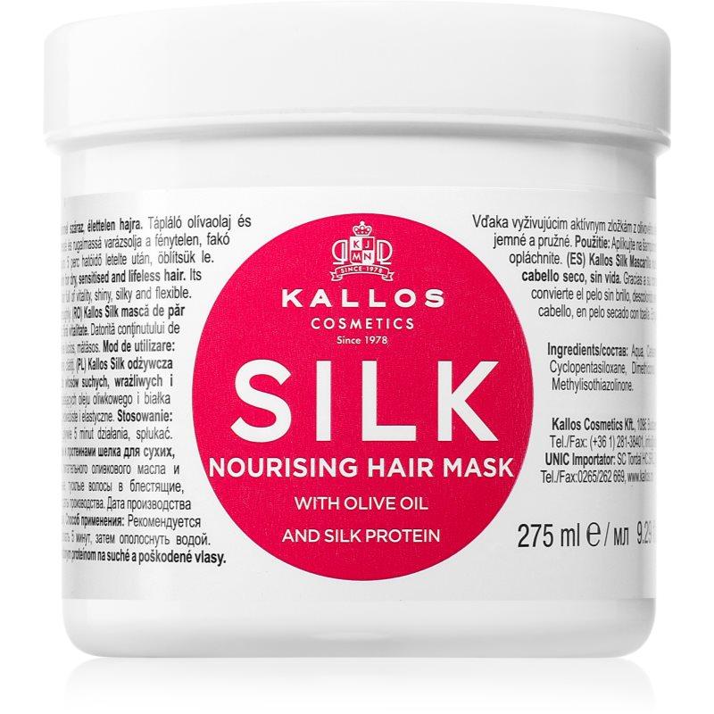 Kallos KJMN Professional Silk maska pro suché a zcitlivělé vlasy 275 ml