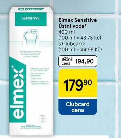 Elmex Sensitive Ústní voda, 400 ml 
