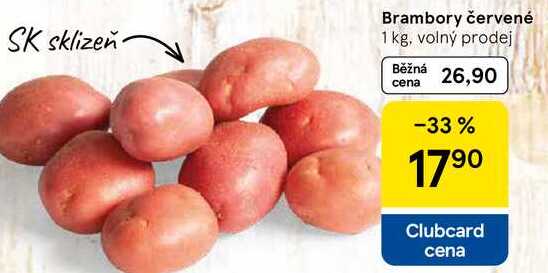 Brambory červené, 1 kg 