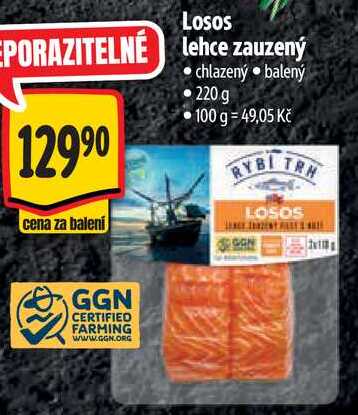 Losos lehce zauzený, 220 g