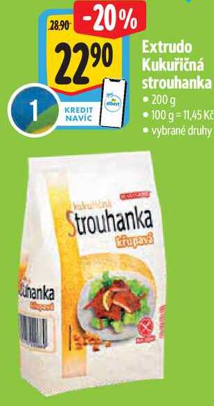 Extrudo Kukuřičná strouhanka, 200 g